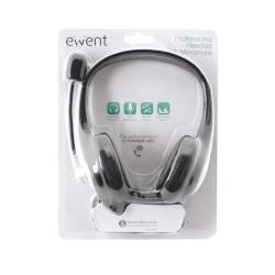 EWENT EW3562 Auriculares + Micrófono Stéreo negro