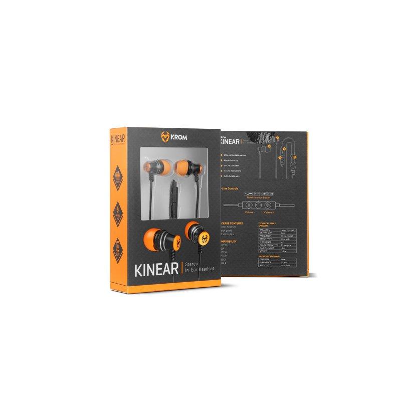 KROM Auriculares Gaming Kinear multiplat.