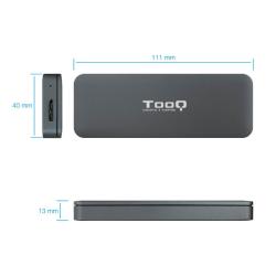 Tooq Caja Externa para discos SSD M.2 NGFF USB