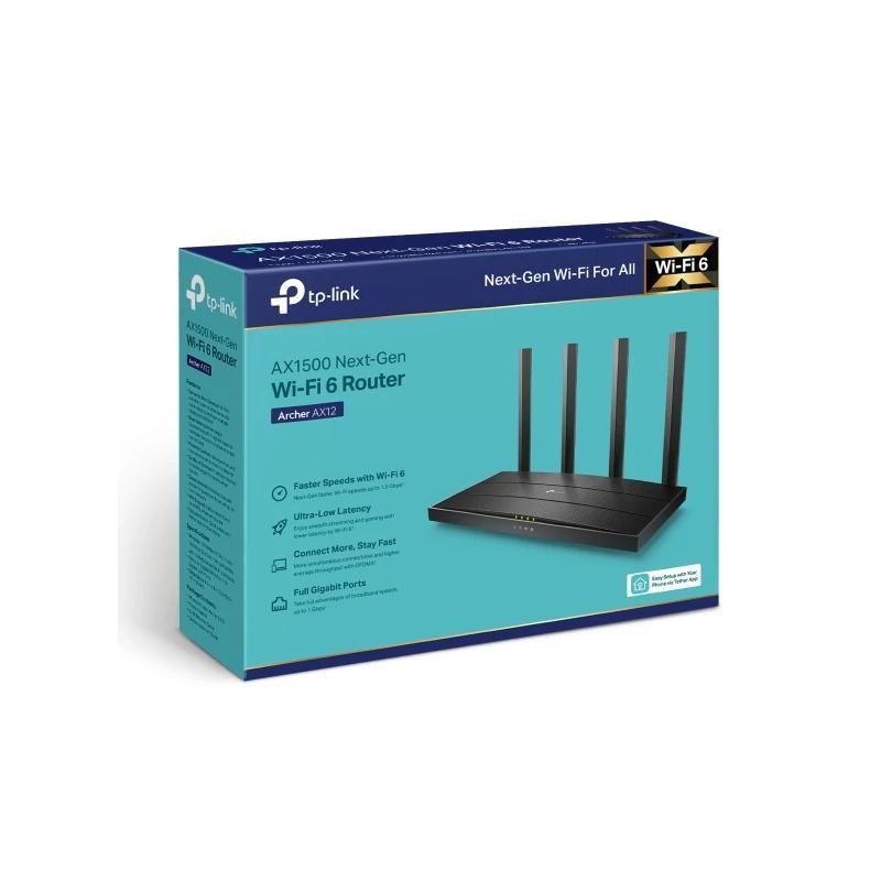 TP-Link Archer AX12 Router WiFi6 AX1500 1xGb WAN TP-Link Archer AX12 Router WiFi6 AX1500 1xGb WAN