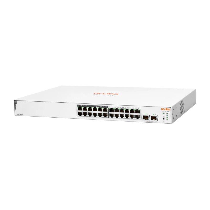 Aruba Instant On 1830 24xGbE 12 PoE 2xSFP 195W Swi Aruba Instant On 1830 24xGbE 12 PoE 2xSFP 195W Swi