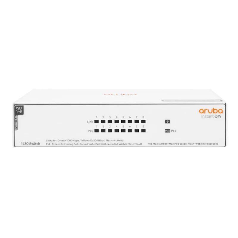 Aruba Instant On 1430 8xGbE PoE Switch 64W Aruba Instant On 1430 8xGbE PoE Switch 64W