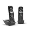 Gigaset AS690 Inalámbrico DECT DUO Negro