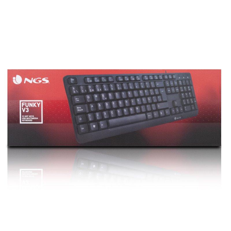 NGS Teclado Teclado Multimedia FUNKY V3