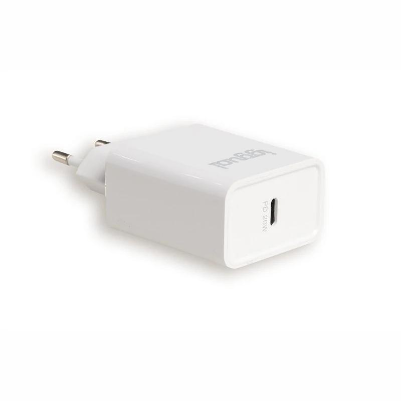 iggual Cargador rápido de pared USB PD tipo C 20W iggual Cargador rápido de pared USB PD tipo C 20W