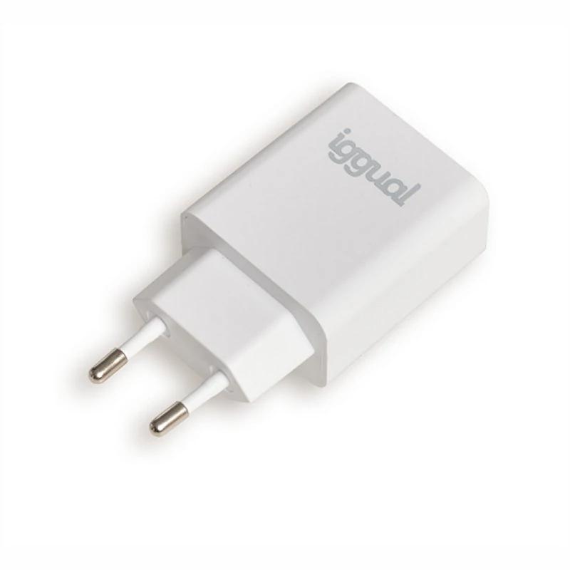 iggual Cargador rápido de pared USB PD tipo C 20W iggual Cargador rápido de pared USB PD tipo C 20W