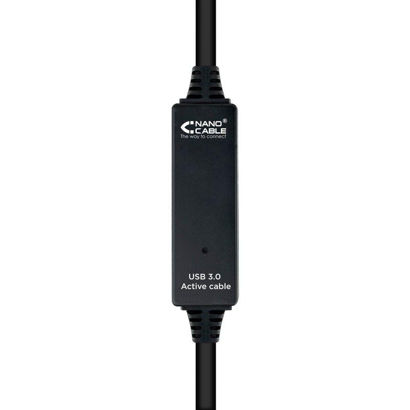 Nanocable Cable USB 3.0 Prolong. Amplificador 15 m