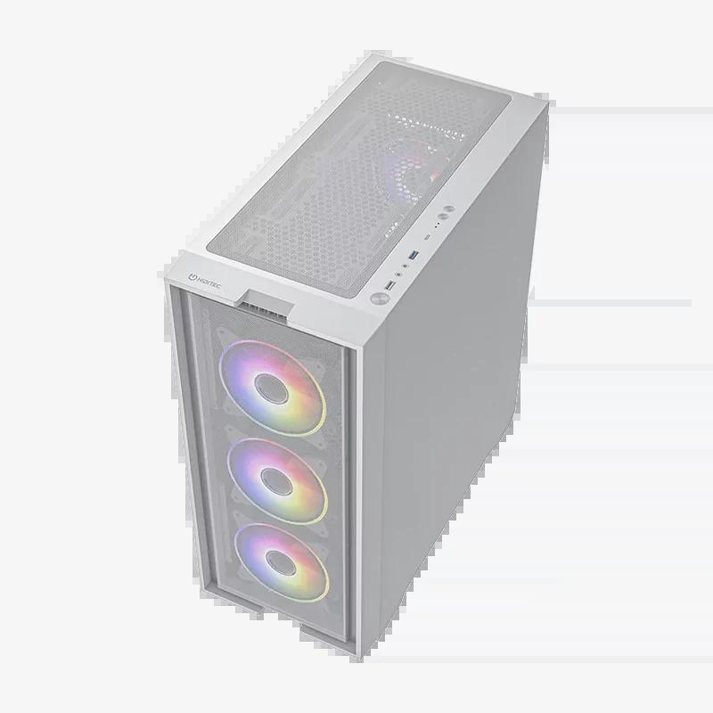 Hiditec Caja E-ATX H2 AIR ARGB White