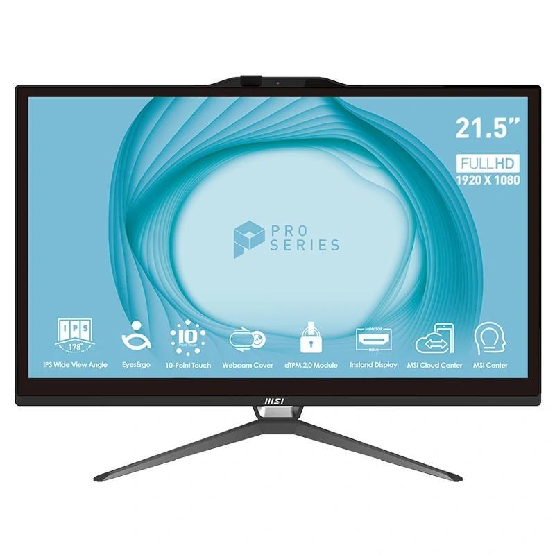 MSI Pro AP222T-208ES i3-13100 8 256 W11H 22" tac.n MSI Pro AP222T-208ES i3-13100 8 256 W11H 22" tac.n