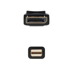 Nanocable Mini DP/Displayport, Mini DP/M-DP/M, 2 M