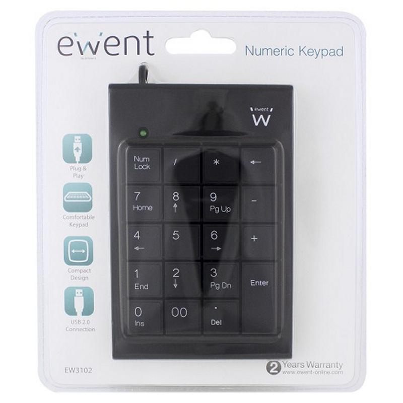 EWENT EW3102 Teclado Númerico Usb