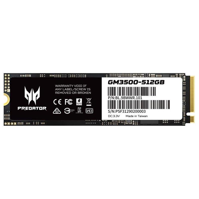 ACER PREDATOR SSD GM-3500 512Gb PCIe NVMe Gen3