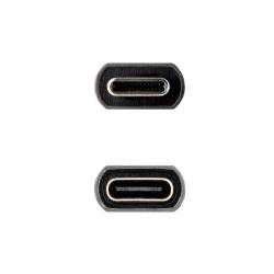 Nanocable Cable USB 3.2 Gen2 USB-C M/H 1,5 M Negro