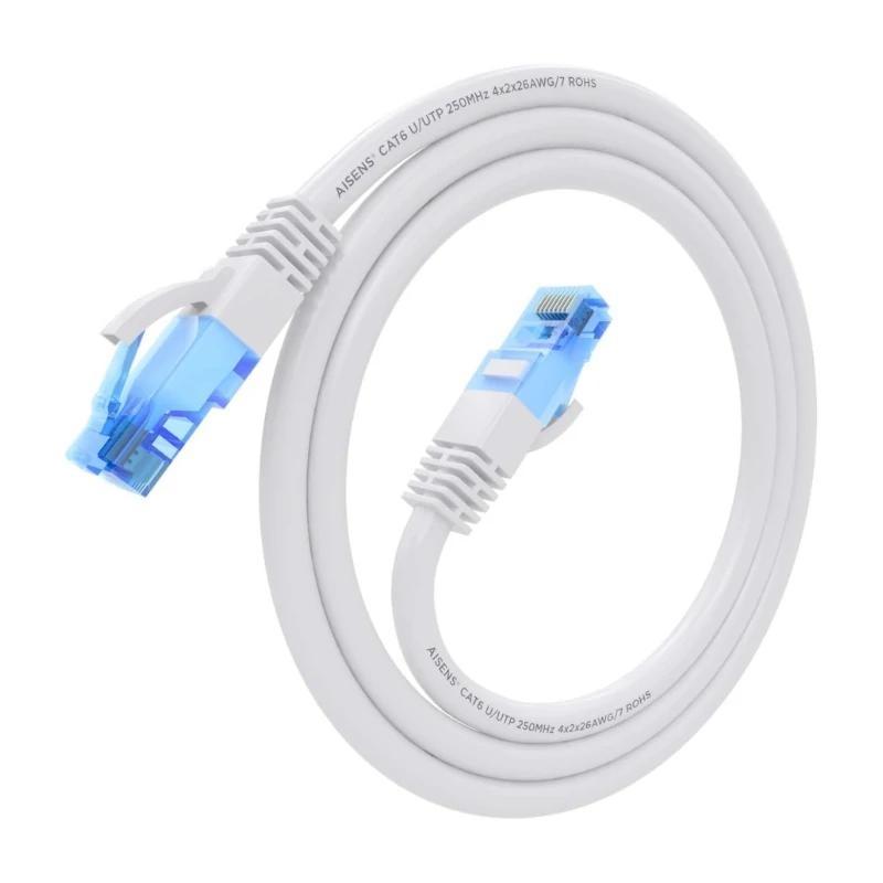 Aisens  Cable  RJ45 CAT.6 UTP AWG26 CCA Blanco 0.5