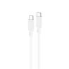 Nanocable Cable USB2.0 3A USB-C/M-M 1 M Blanco