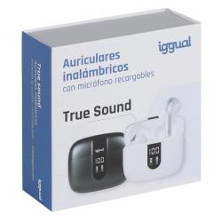 iggual Auriculares inalámbricos TWS Bluetooth blan