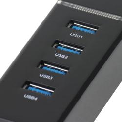 iggual Hub USB-A 3.0 x 4 puertos HUB-A-4p