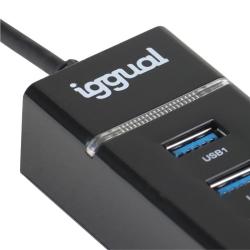 iggual Hub USB 3.0 tipo C x 4 puertos HUB-C-4p