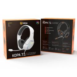 KROM KOPA AURICULARES GAMING 7.1 VIRTUAL BLANC