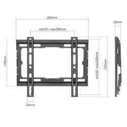 iggual SPTV04 Soporte TV 23-43" 45Kg pared Fijo