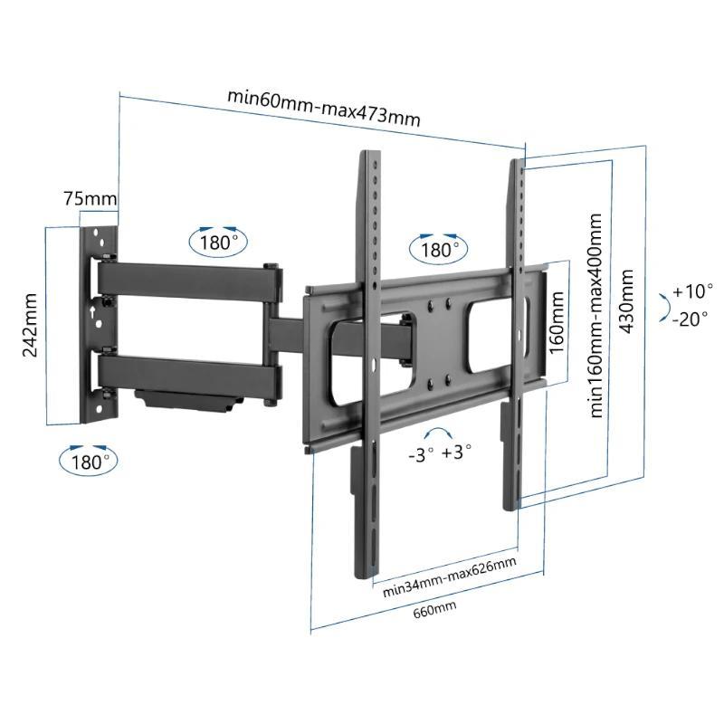 iggual SPTV13 Soporte TV 37-75" 50kg pared Full iggual SPTV13 Soporte TV 37-75" 50kg pared Full