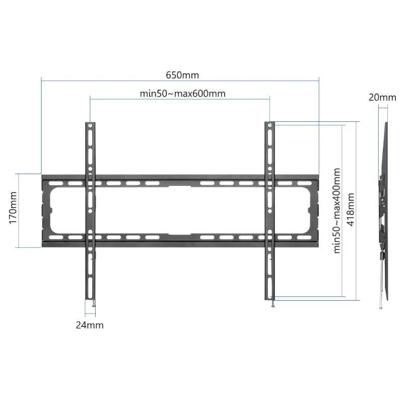 iggual SPTV16 Soporte TV 37"-80" 45kg pared fijo