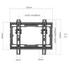 iggual SPTV12 Soporte TV pared 23"-43" 45kg Tilt iggual SPTV12 Soporte TV pared 23"-43" 45kg Tilt