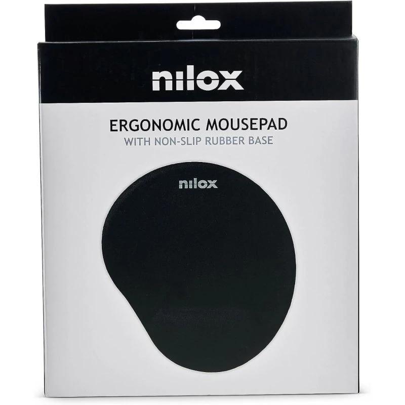 Nilox Alfombrilla Ergonomica Negra