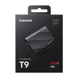 Samsung T9 SSD Externo 4TB USB 3.2 Gen 2x2 Black