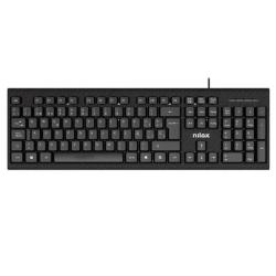 NILOX Kit Teclado+raton NXKME0011 Usb NEgro