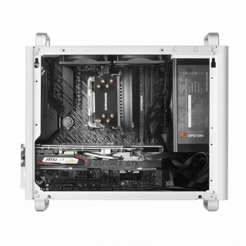 MARS GAMING Microatx MCELITE Alto Rendi. Blanco