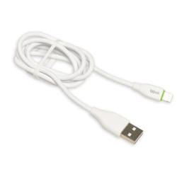 iggual cable USB-A/Lightning 100 cm blanco