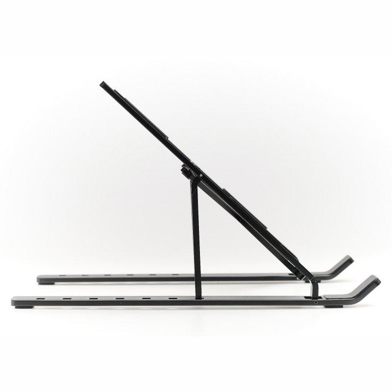 iggual Soporte elevador plegable portátil 17 negro iggual Soporte elevador plegable portátil 17 negro