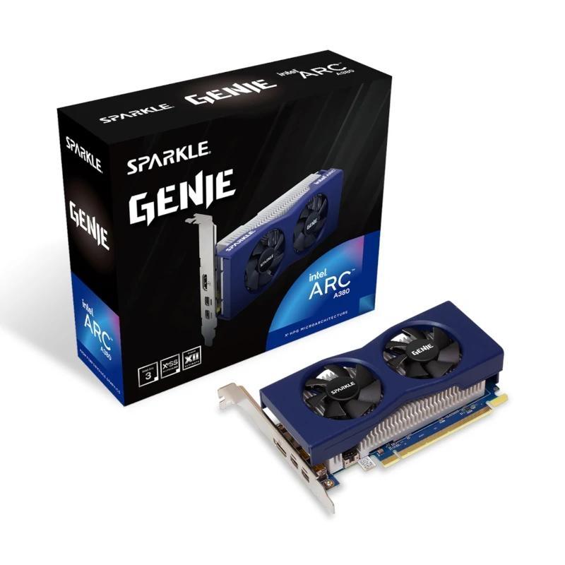 SPARKLE VGA INTEL ARC A380 GENIE Edition 6GB DDR6 SPARKLE VGA INTEL ARC A380 GENIE Edition 6GB DDR6