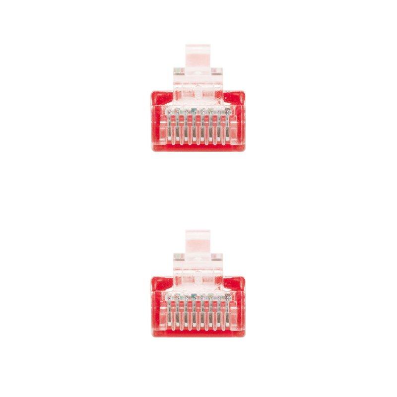 Nanocable Latiguillo RJ45 CAT.6 UTP Rojo, 3.0 M