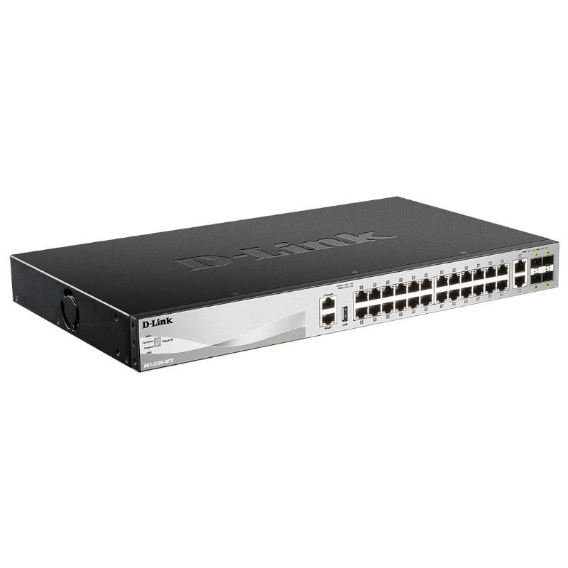 D-Link DGS-3130-30S/E Switch L3 24xSFP 4xSFP+ 2x