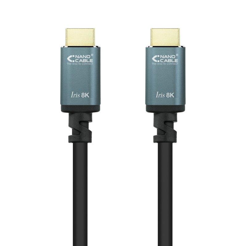 Nanocable Cable HDMI 2.1 IRIS 8K M/M, 2 metros