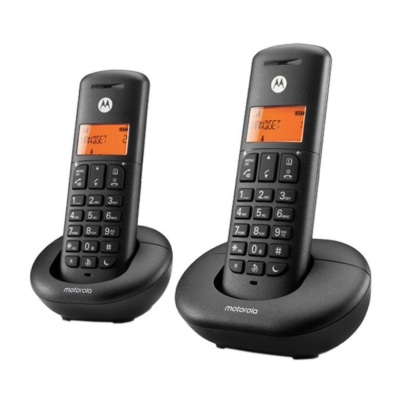 MOTOROLA E202 Telefono DECT Call Blocking Duo