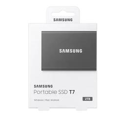 Samsung T7 SSD Externo 2TB NVMe USB 3.2  Gris