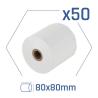 iggual Caja 50 rollos papel térmico 80x80x13 mm iggual Caja 50 rollos papel térmico 80x80x13 mm