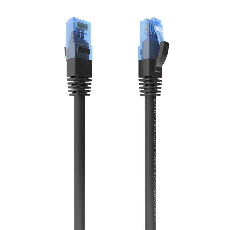 Aisens Cable RJ45 CAT.6 UTP AWG26 CCA Negro 25cm Aisens Cable RJ45 CAT.6 UTP AWG26 CCA Negro 25cm