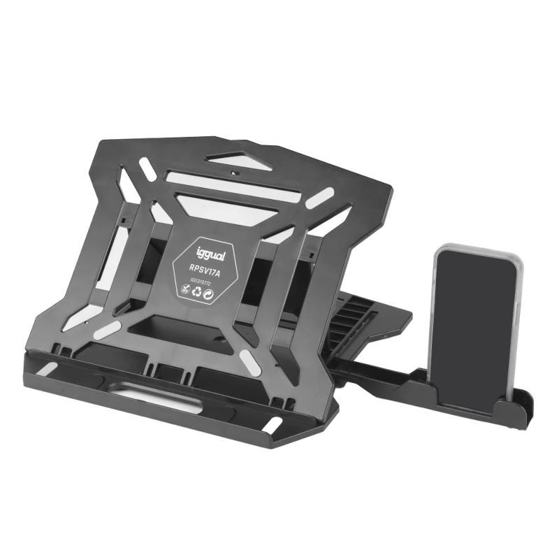 iggual Soporte ordenador portátil + móvil RPSV17A iggual Soporte ordenador portátil + móvil RPSV17A