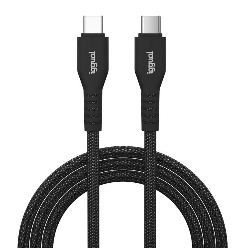iggual Cable USB-C a tipo C 60W 3A 100 cm trenzado iggual Cable USB-C a tipo C 60W 3A 100 cm trenzado