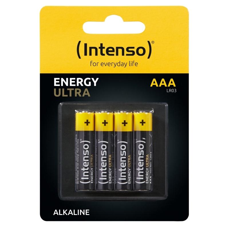 Intenso Pila Alcalina energy ultra AAALR03 Pack-4