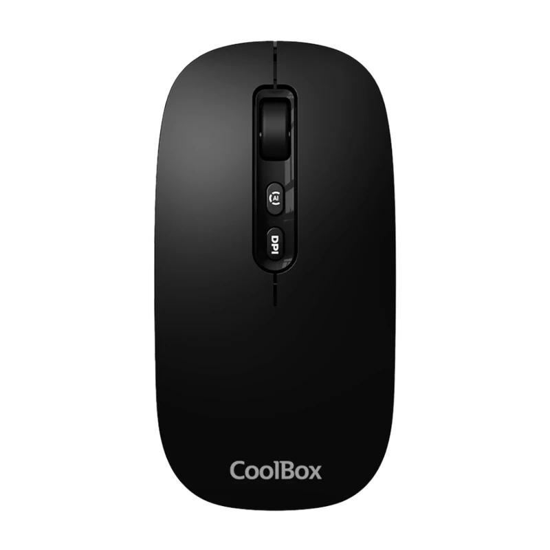 Coolbox Ratón W02-IA Inalámbrico RF+BT Negro Coolbox Ratón W02-IA Inalámbrico RF+BT Negro