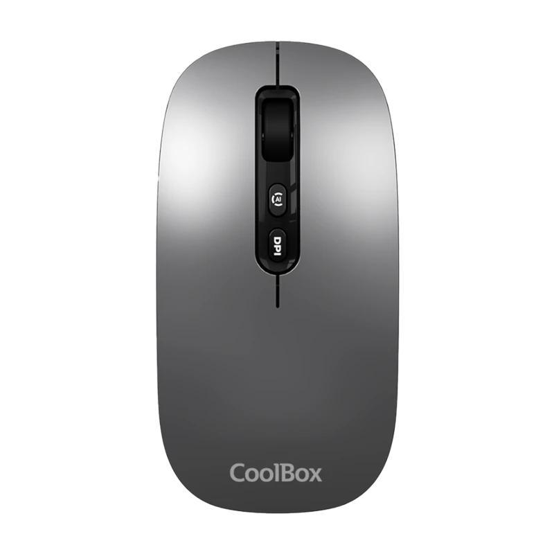 Coolbox Ratón W02-IA Inalámbrico RF+BT Gris Coolbox Ratón W02-IA Inalámbrico RF+BT Gris