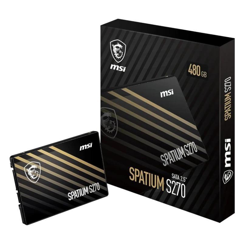MSI SSD Spatium S270 480Gb 2.5" Sata 3 6Gbps MSI SSD Spatium S270 480Gb 2.5" Sata 3 6Gbps