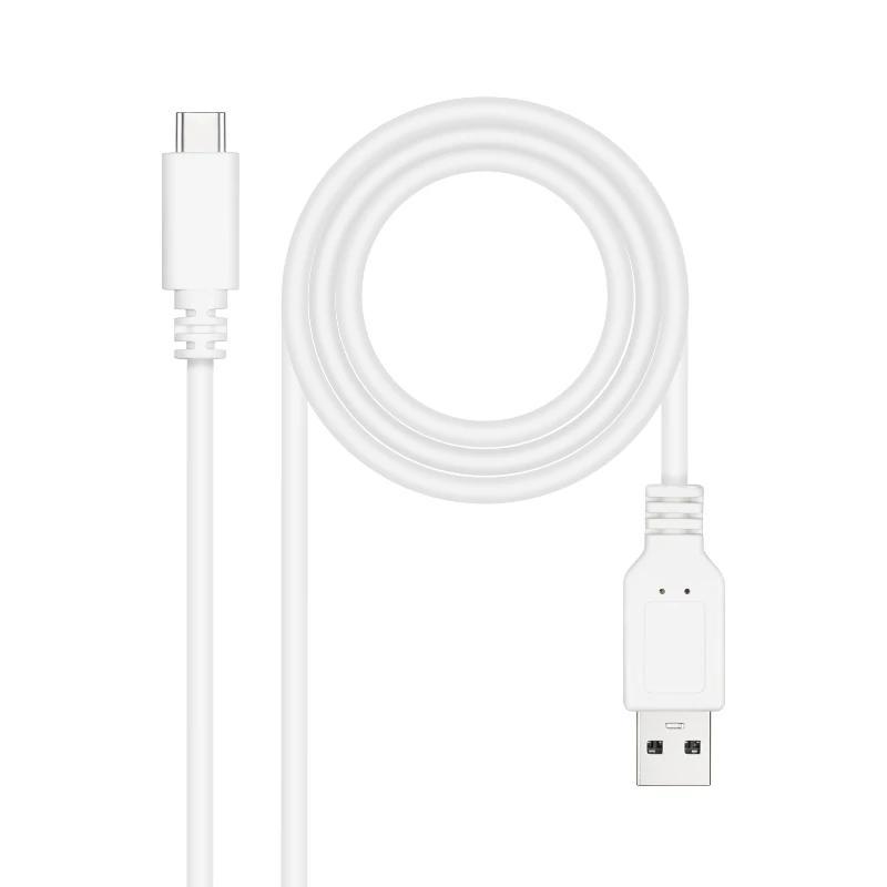 Nanocable Cable USB 2.0 3A USB-C-M/M 0.5M Blanco Nanocable Cable USB 2.0 3A USB-C-M/M 0.5M Blanco