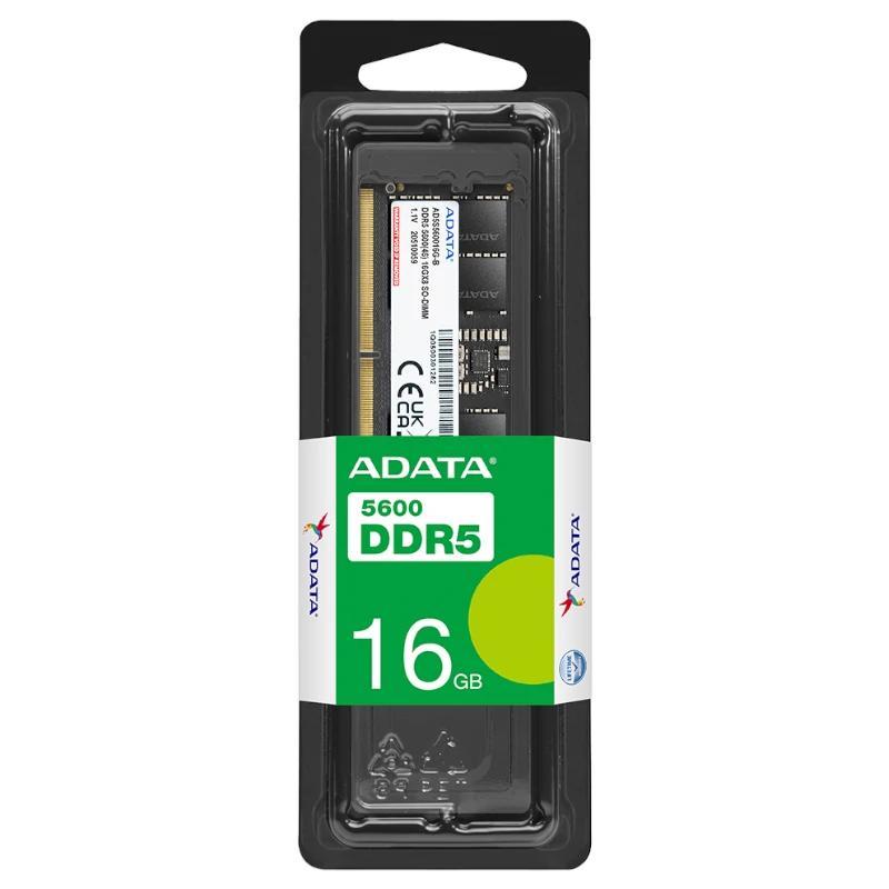ADATA RAM AD5U560016G-S 16GB 5600Mhz DDR5 ADATA RAM AD5U560016G-S 16GB 5600Mhz DDR5