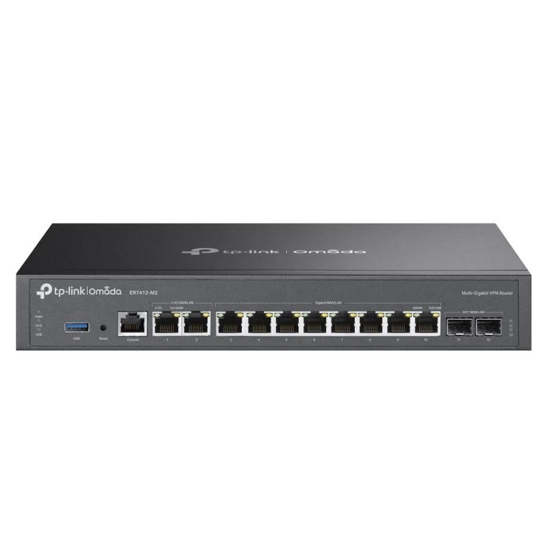 TP-Link ER7412-M2 Router 2x2.5GbE 2xGb SFP 8xGbE TP-Link ER7412-M2 Router 2x2.5GbE 2xGb SFP 8xGbE
